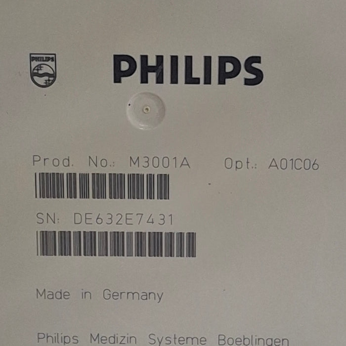Philips M3001A-A01C06 Fast SpO2, NIBP, ECG, Temp, IBP MMS Module