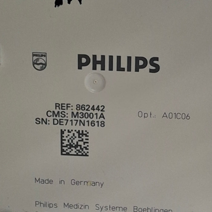 Philips M3001A-A01C06 Fast SpO2, NIBP, ECG, Temp, IBP MMS Module