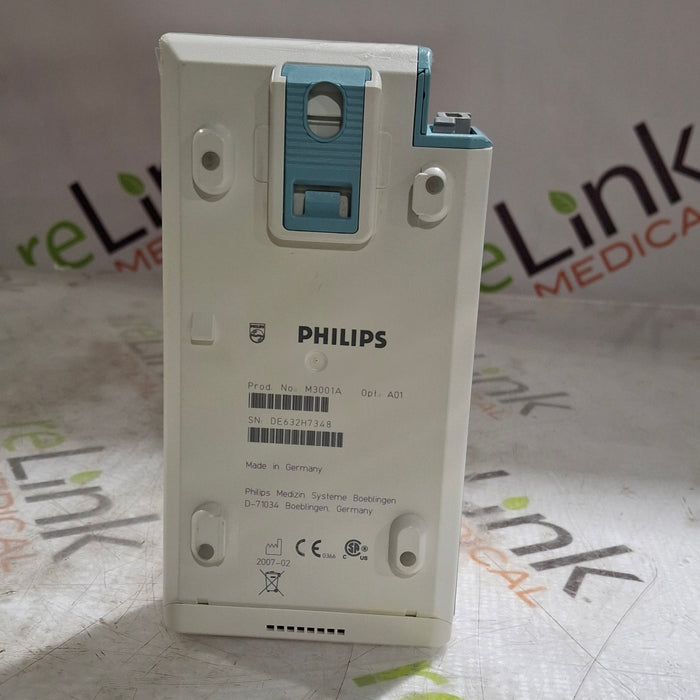 Philips M3001A-A01 Fast SpO2, NIBP, ECG MMS Module