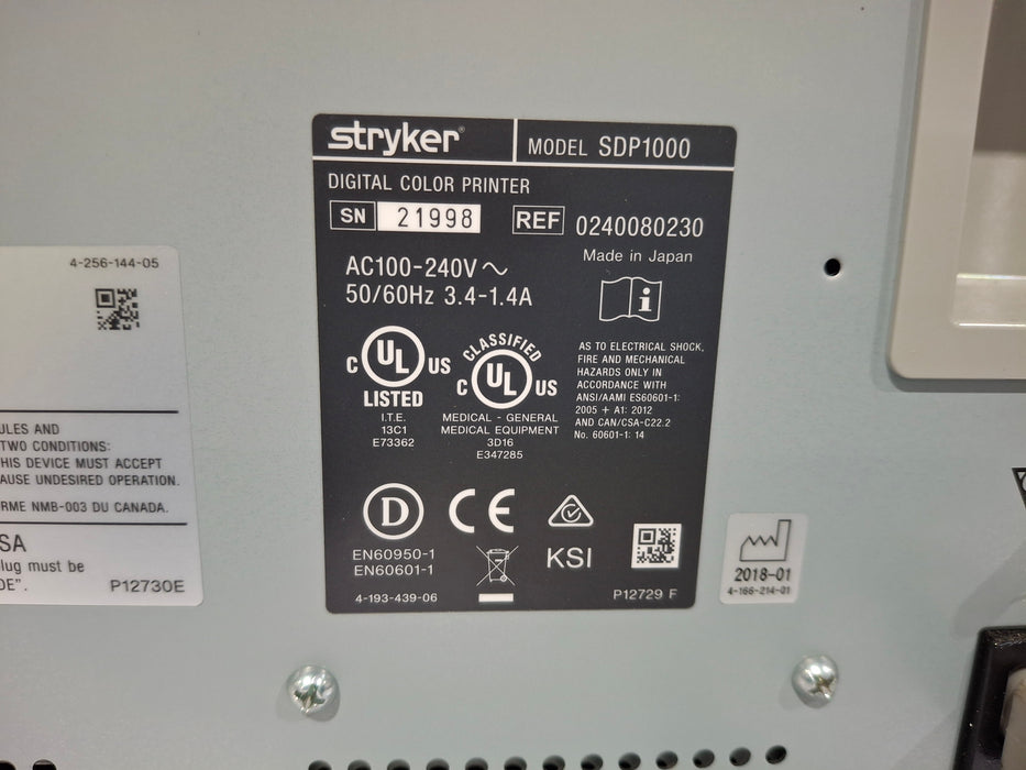 Stryker SDP1000 Digital Color Printer