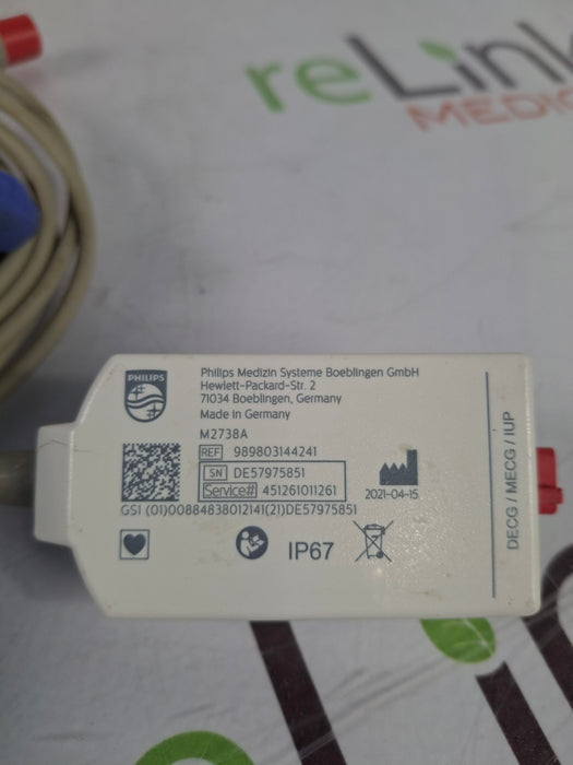 Philips M2738A Avalon IUP/ECG Patient Module