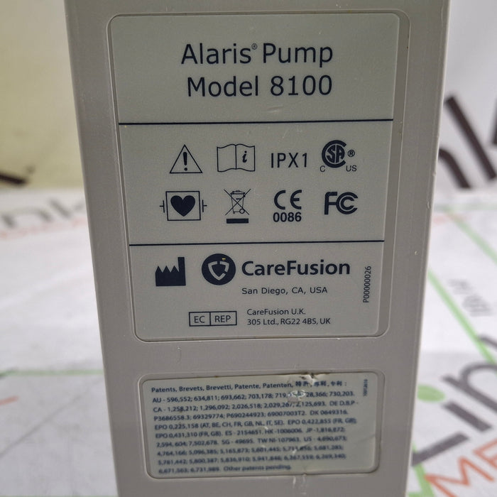 CareFusion Alaris 8100 LVP Infusion Pump Module