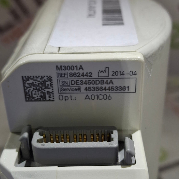 Philips M3001A-A01C06 Fast SpO2, NIBP, ECG, Temp, IBP MMS Module