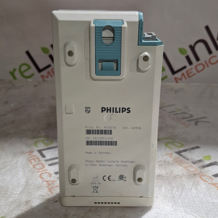Philips M3001A-A01C06 Fast SpO2, NIBP, ECG, Temp, IBP MMS Module