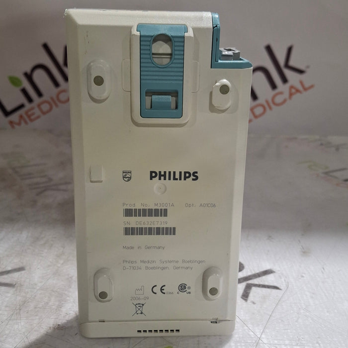 Philips M3001A-A01C06 Fast SpO2, NIBP, ECG, Temp, IBP MMS Module