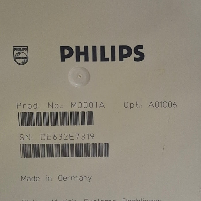 Philips M3001A-A01C06 Fast SpO2, NIBP, ECG, Temp, IBP MMS Module