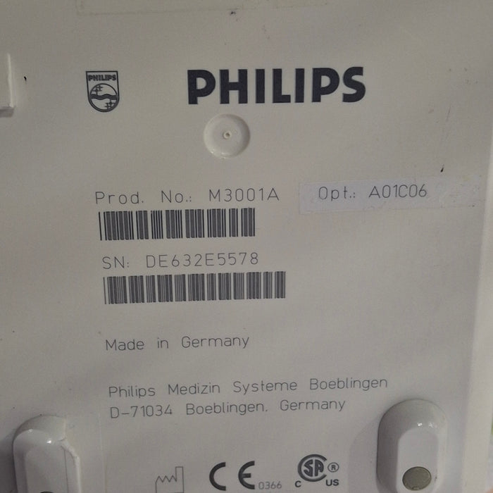 Philips M3001A-A01C06 Fast SpO2, NIBP, ECG, Temp, IBP MMS Module