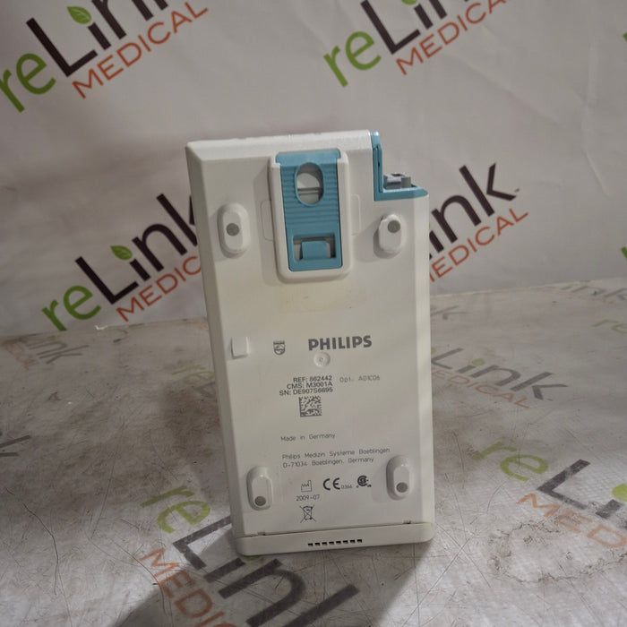 Philips M3001A-A01C06 Fast SpO2, NIBP, ECG, Temp, IBP MMS Module