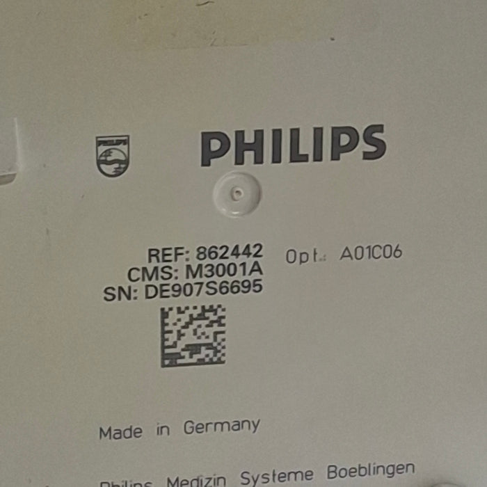 Philips M3001A-A01C06 Fast SpO2, NIBP, ECG, Temp, IBP MMS Module