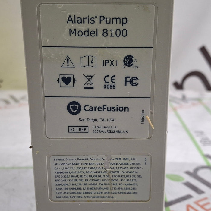 CareFusion Alaris 8100 LVP Infusion Pump Module