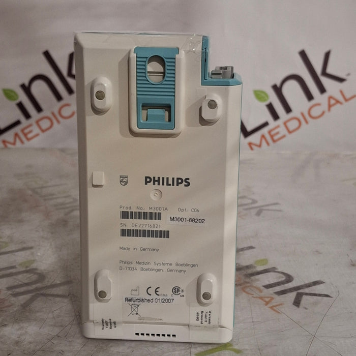 Philips M3001A-C06 Fast SpO2, NIBP, ECG, Temp, IBP MMS Module