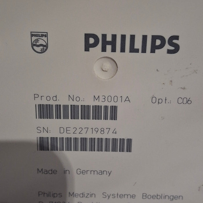 Philips M3001A-C06 Fast SpO2, NIBP, ECG, Temp, IBP MMS Module