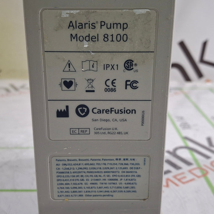 CareFusion Alaris 8100 LVP Infusion Pump Module