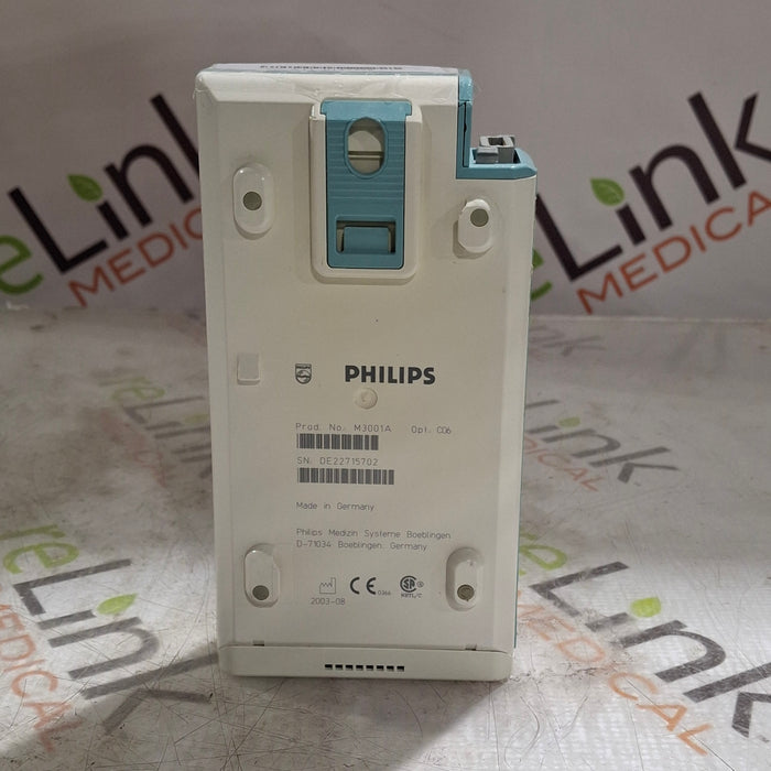 Philips M3001A-C06 Fast SpO2, NIBP, ECG, Temp, IBP MMS Module
