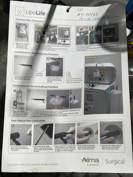 Alma Lasers BeautiFILL Laser System