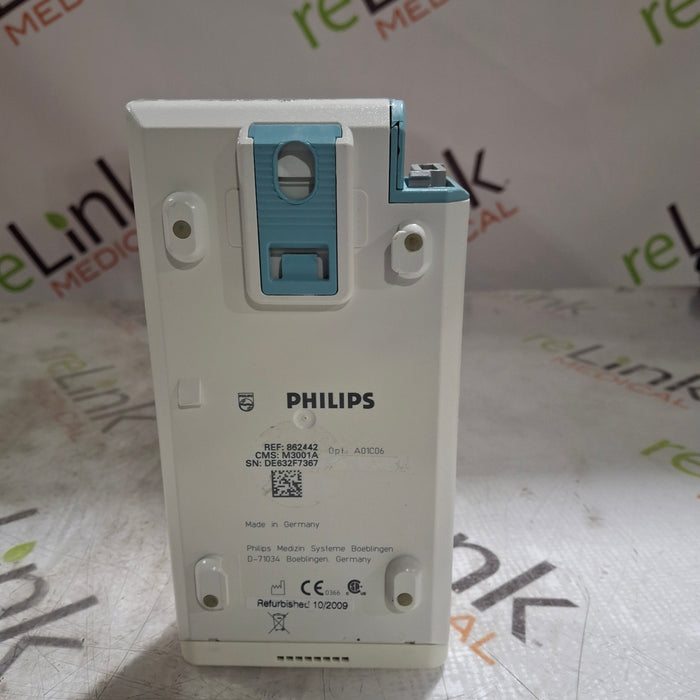 Philips M3001A-A01C06 Fast SpO2, NIBP, ECG, Temp, IBP MMS Module