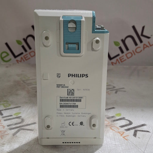 Philips Philips M3001A-A01C06 Fast SpO2, NIBP, ECG, Temp, IBP MMS Module Patient Monitors reLink Online