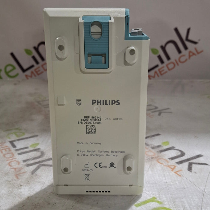 Philips M3001A-A01C06 Fast SpO2, NIBP, ECG, Temp, IBP MMS Module
