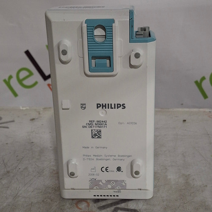 Philips M3001A-A01C06 Fast SpO2, NIBP, ECG, Temp, IBP MMS Module