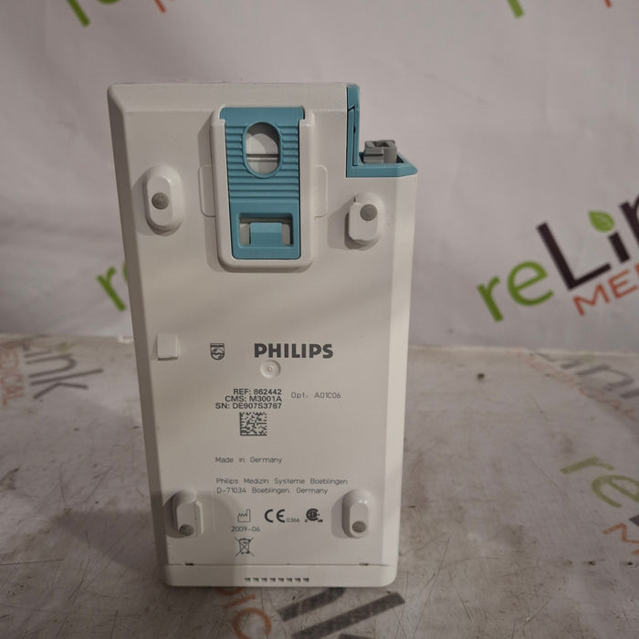 Philips M3001A-A01C06 Fast SpO2, NIBP, ECG, Temp, IBP MMS Module