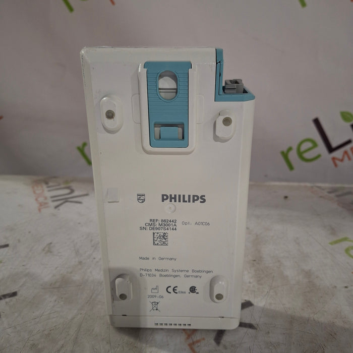 Philips M3001A-A01C06 Fast SpO2, NIBP, ECG, Temp, IBP MMS Module
