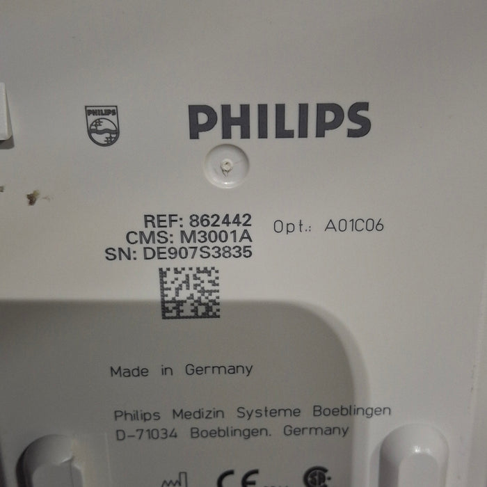 Philips M3001A-A01C06 Fast SpO2, NIBP, ECG, Temp, IBP MMS Module