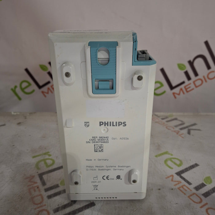 Philips M3001A-A01C06 Fast SpO2, NIBP, ECG, Temp, IBP MMS Module