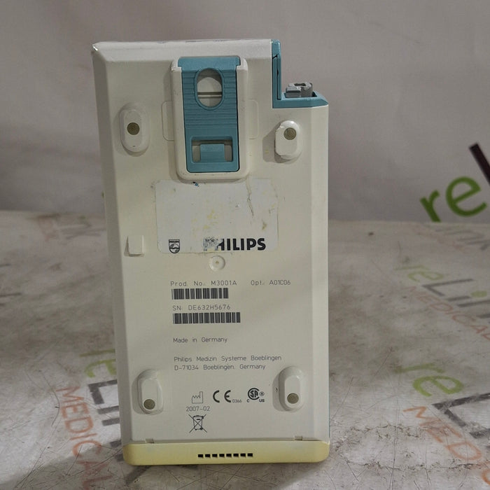 Philips M3001A-A01C06 Fast SpO2, NIBP, ECG, Temp, IBP MMS Module