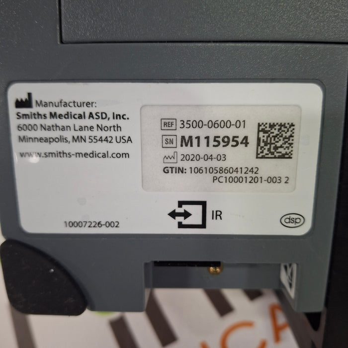 Smiths Medical Medfusion 3500 Version 6 Syringe Infusion Pump