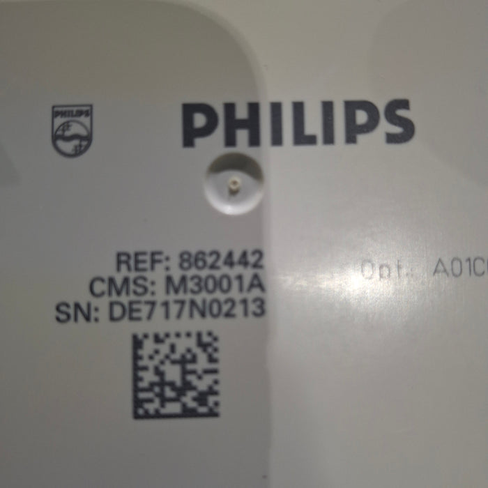 Philips M3001A-A01C06 Fast SpO2, NIBP, ECG, Temp, IBP MMS Module