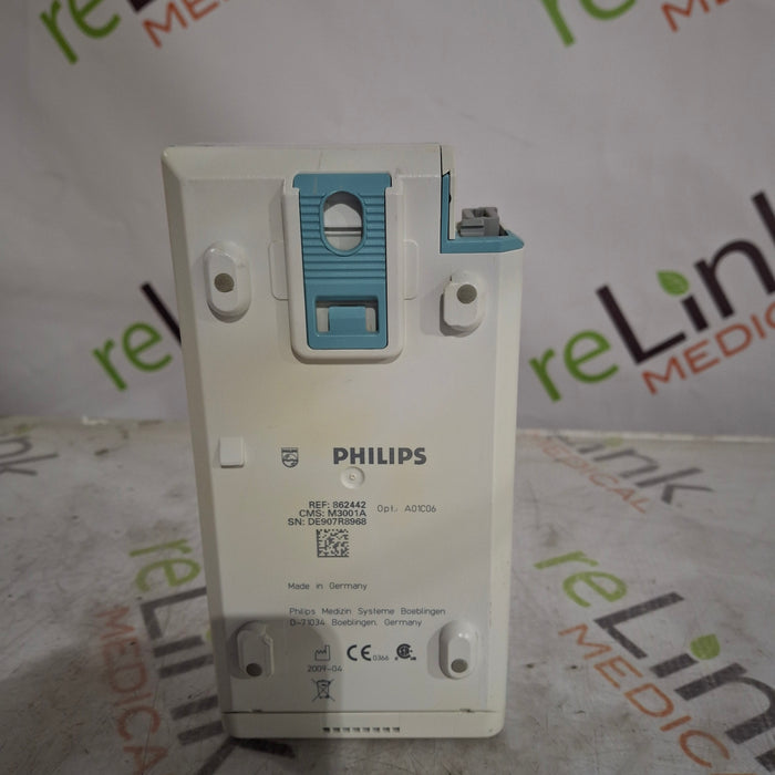 Philips M3001A-A01C06 Fast SpO2, NIBP, ECG, Temp, IBP MMS Module