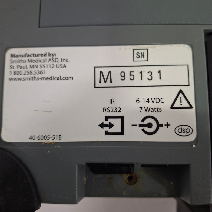 Smiths Medical Medfusion 3500 Version 3 Syringe Infusion Pump