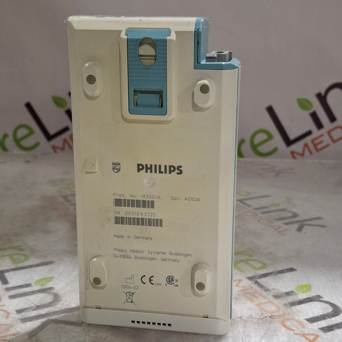 Philips M3001A-A01C06 Fast SpO2, NIBP, ECG, Temp, IBP MMS Module