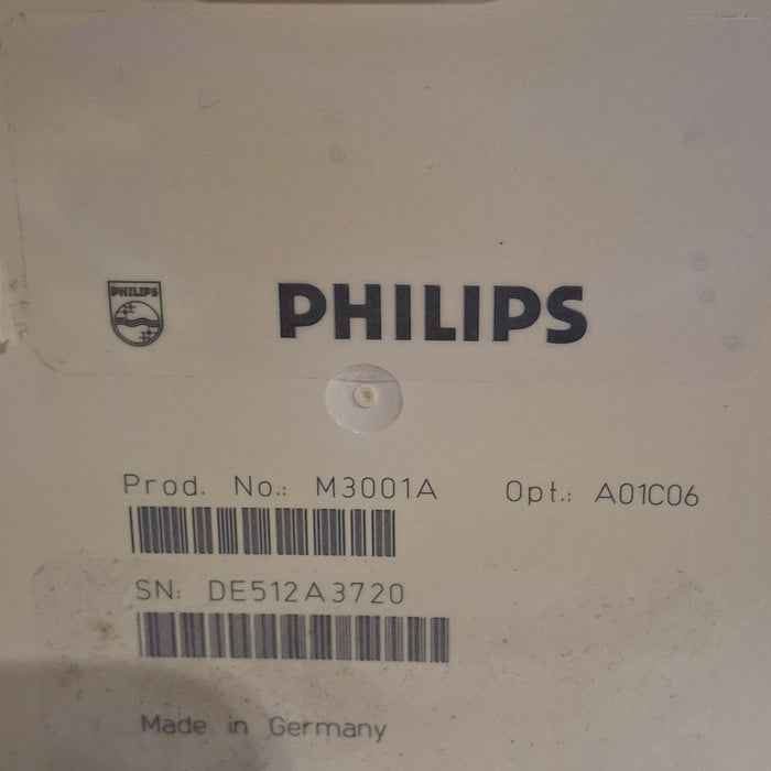Philips M3001A-A01C06 Fast SpO2, NIBP, ECG, Temp, IBP MMS Module