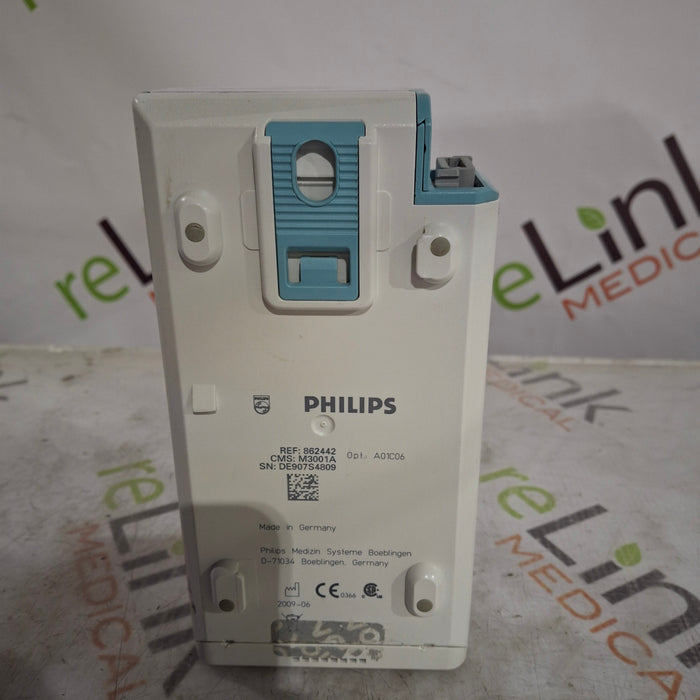 Philips M3001A-A01C06 Fast SpO2, NIBP, ECG, Temp, IBP MMS Module