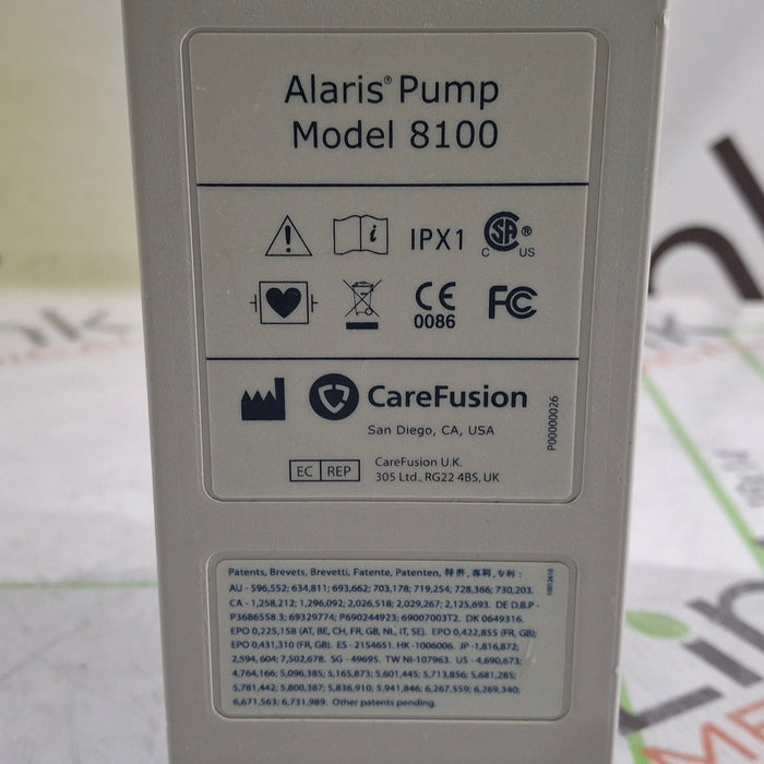 CareFusion Alaris 8100 LVP Infusion Pump Module