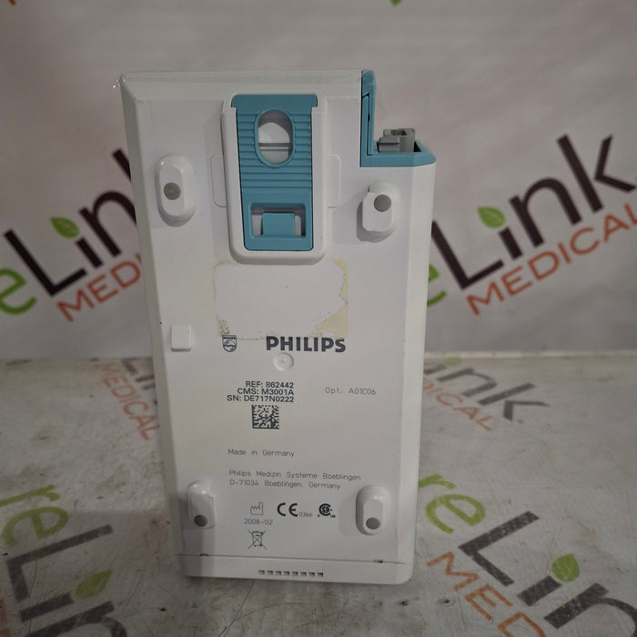 Philips M3001A-A01C06 Fast SpO2, NIBP, ECG, Temp, IBP MMS Module