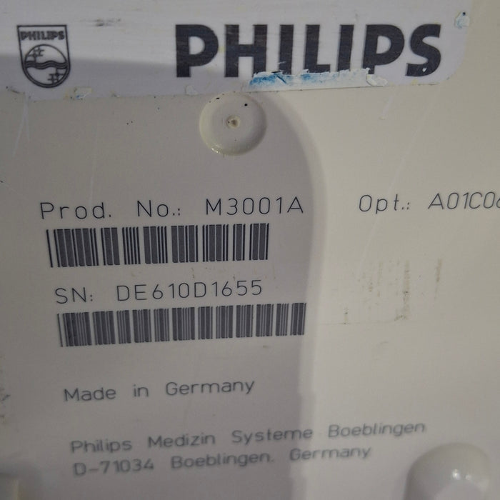 Philips M3001A-A01C06 Fast SpO2, NIBP, ECG, Temp, IBP MMS Module