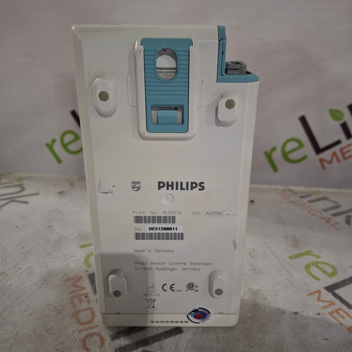 Philips M3001A-A01C06 Fast SpO2, NIBP, ECG, Temp, IBP MMS Module