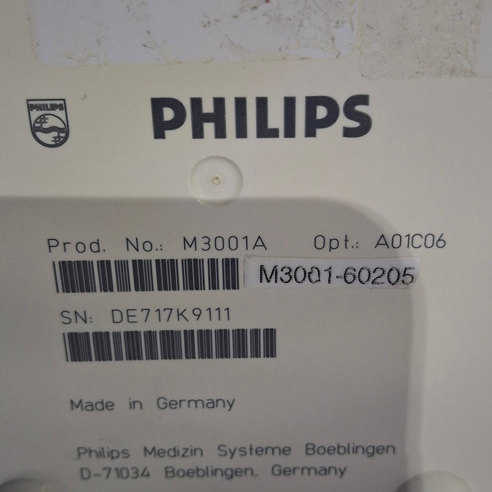 Philips M3001A-A01C06 Fast SpO2, NIBP, ECG, Temp, IBP MMS Module