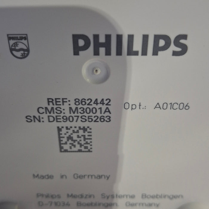 Philips M3001A-A01C06 Fast SpO2, NIBP, ECG, Temp, IBP MMS Module