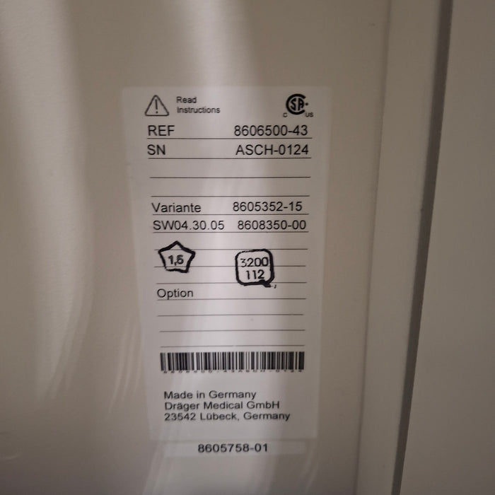 Draeger Medical Apollo Anesthesia Machine