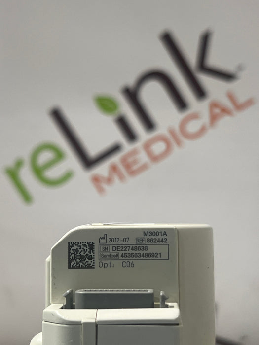 Philips M3001A-C06 Fast SpO2, NIBP, ECG, Temp, IBP MMS Module