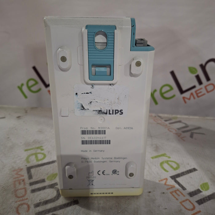 Philips M3001A-A01C06 Fast SpO2, NIBP, ECG, Temp, IBP MMS Module