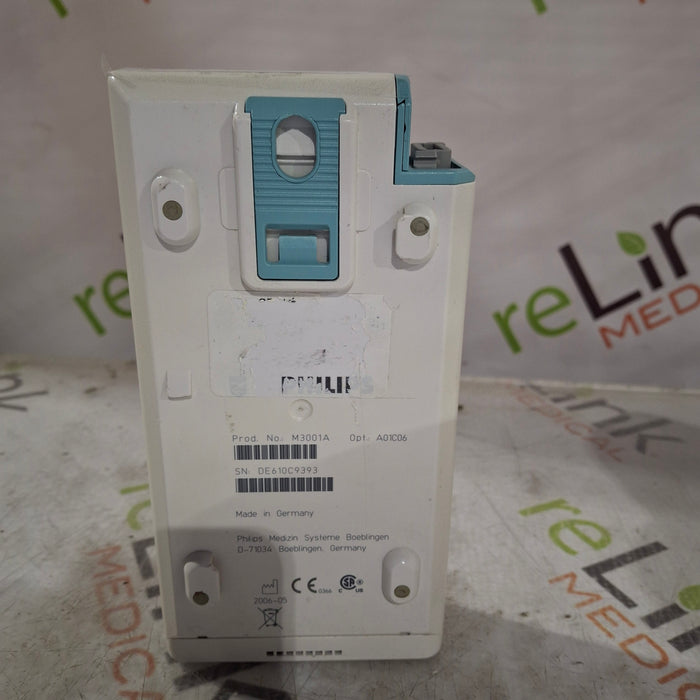 Philips M3001A-A01C06 Fast SpO2, NIBP, ECG, Temp, IBP MMS Module