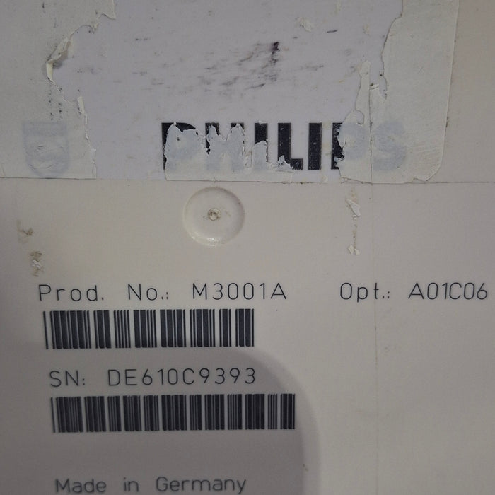 Philips M3001A-A01C06 Fast SpO2, NIBP, ECG, Temp, IBP MMS Module