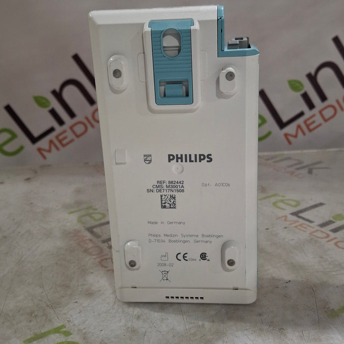 Philips M3001A-A01C06 Fast SpO2, NIBP, ECG, Temp, IBP MMS Module