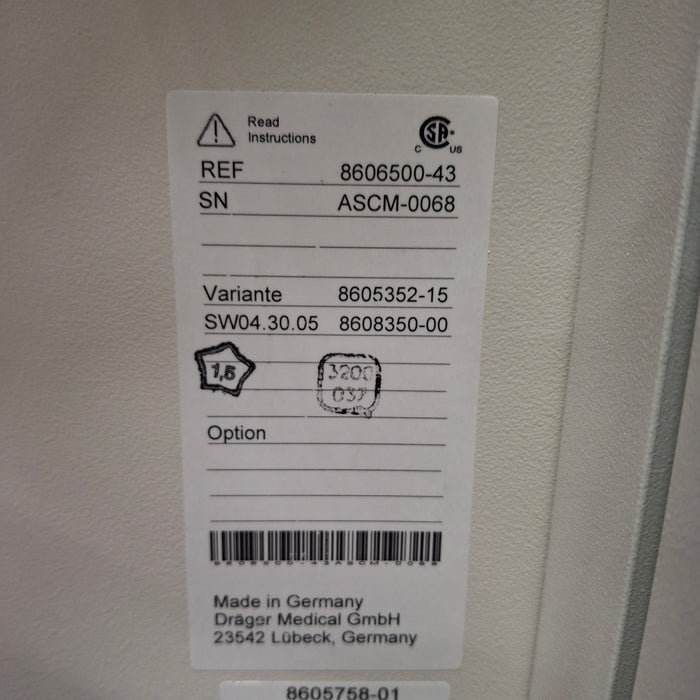 Draeger Medical Apollo Anesthesia Machine