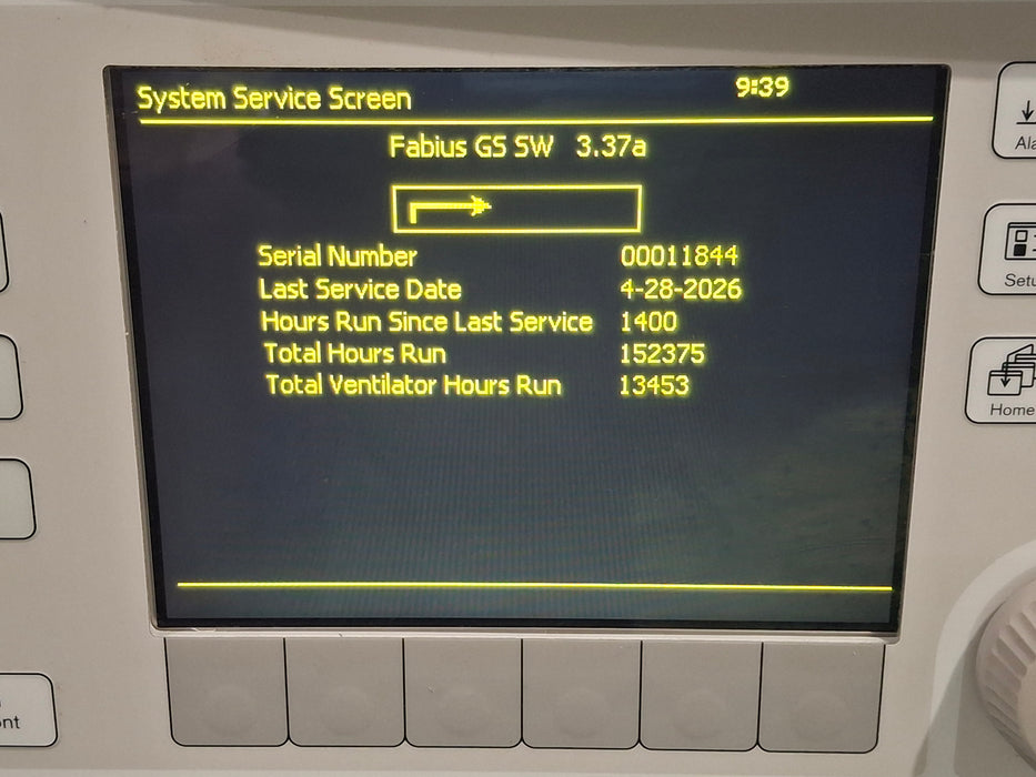 Draeger Medical Fabius GS Anesthesia Machine