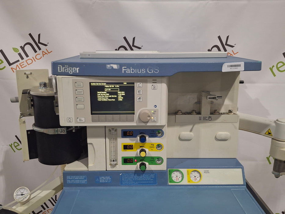 Draeger Medical Fabius GS Anesthesia Machine